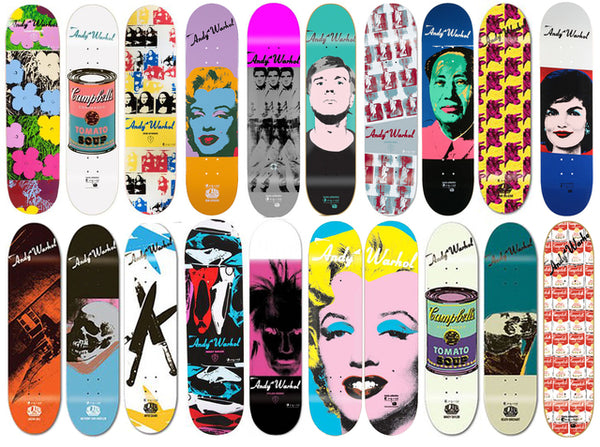 Collection of 20 skateboard decks, 2010-2015
