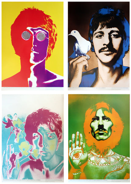 Beatles Poster (set of 4), 1967