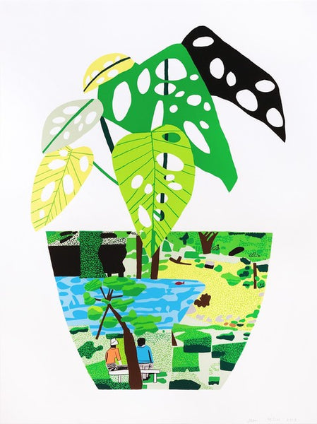 Landscape Pot with Plant, 2017