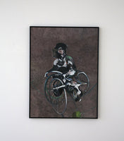 Portrait of George Dyer Riding a Bicycle (Q1B), 1966