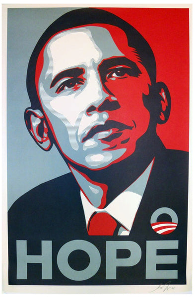 HOPE (hand signed paster version), 2008